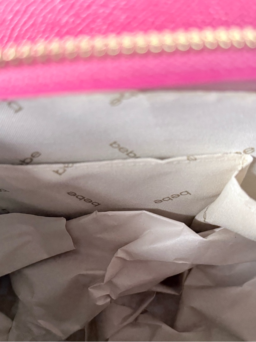 bebe Raspberry Pink Studded Tote - Picture 13 of 13